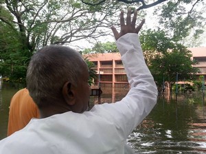 Ilayaraja Helps Flood Victims in Chennai Photos